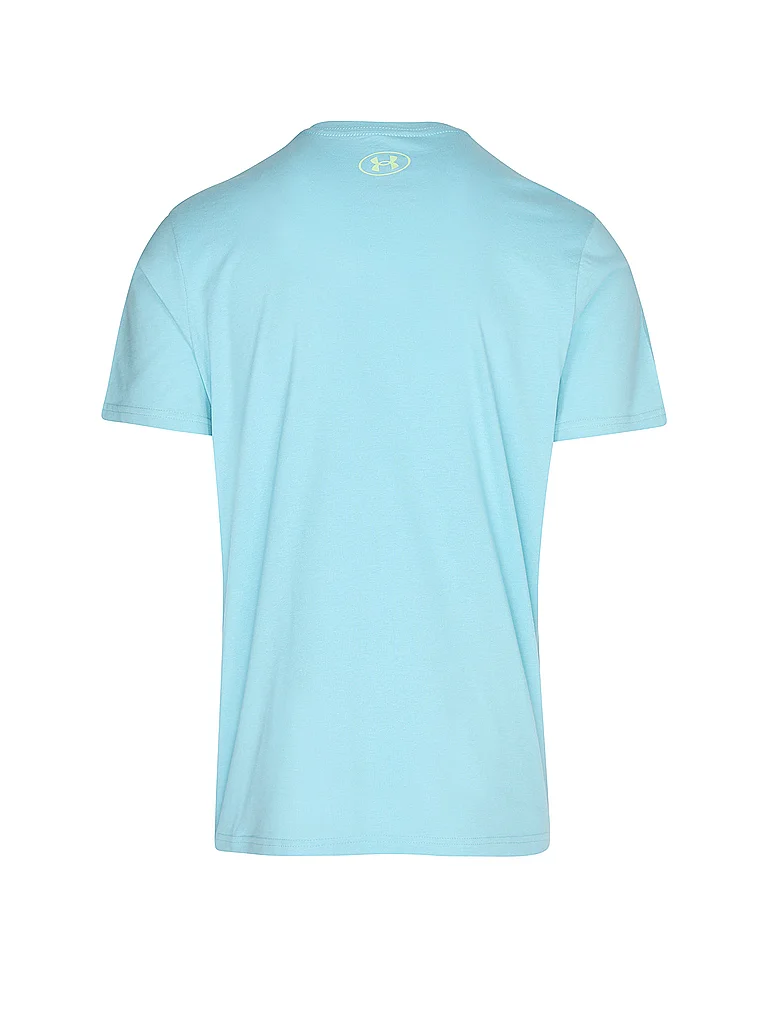 UNDER ARMOUR Herren T-Shirt UA Foundation hellblau | M — Bild 3